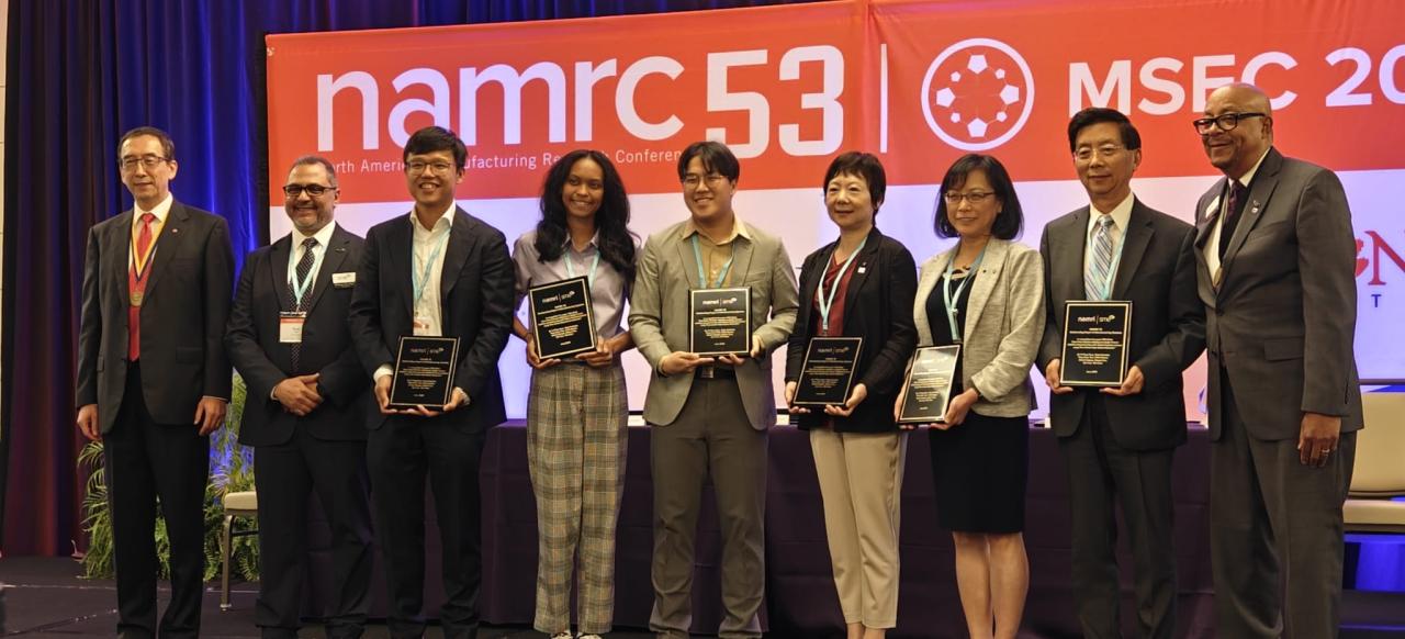 Outstanding Paper Award at NAMRC 53
